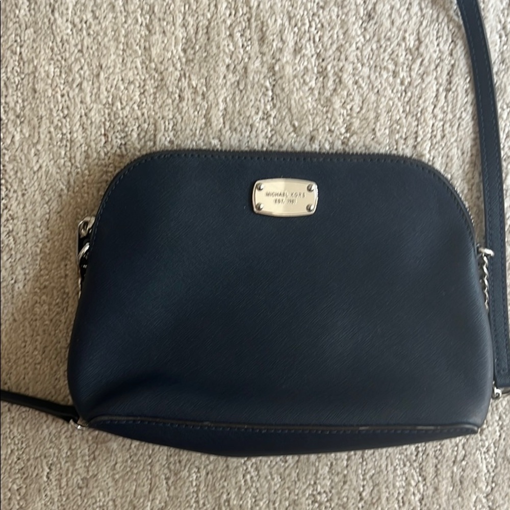 Navy blue MK crossbody